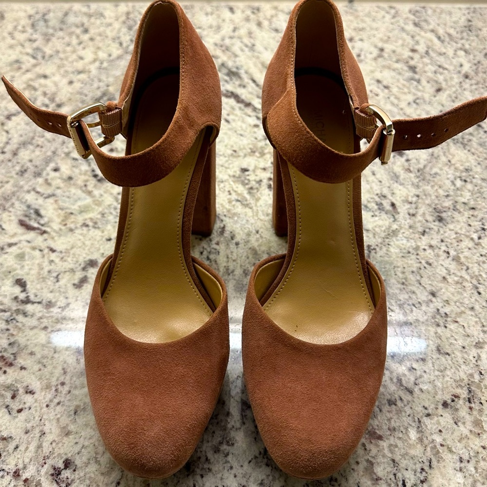 MICHAEL Michael Kors Suede Platform Pumps